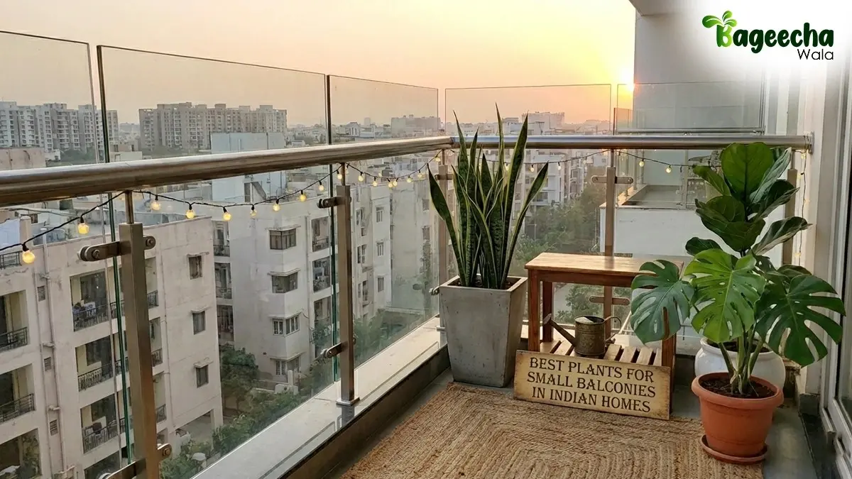 Best Plants for Small Balconies in Indian Homes: Bageecha Wala